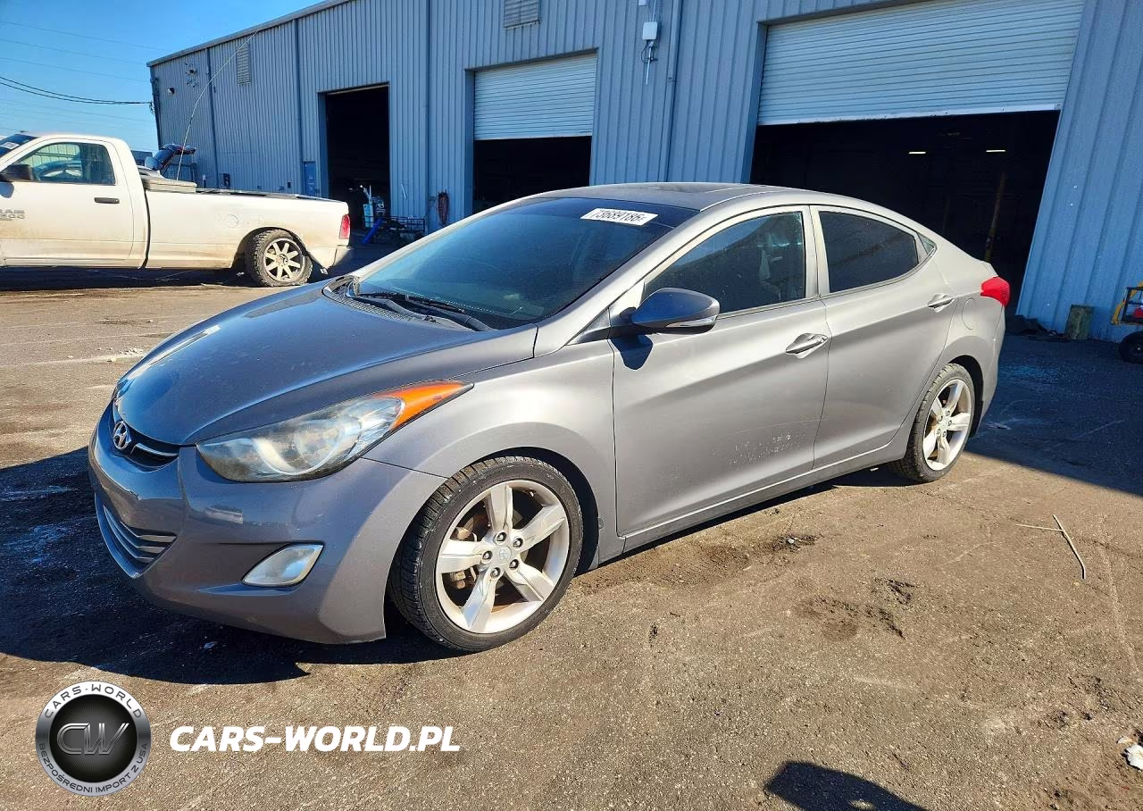 2013 Hyundai Elantra Limited VIN:5NPDH4AEXDH303338 - 1