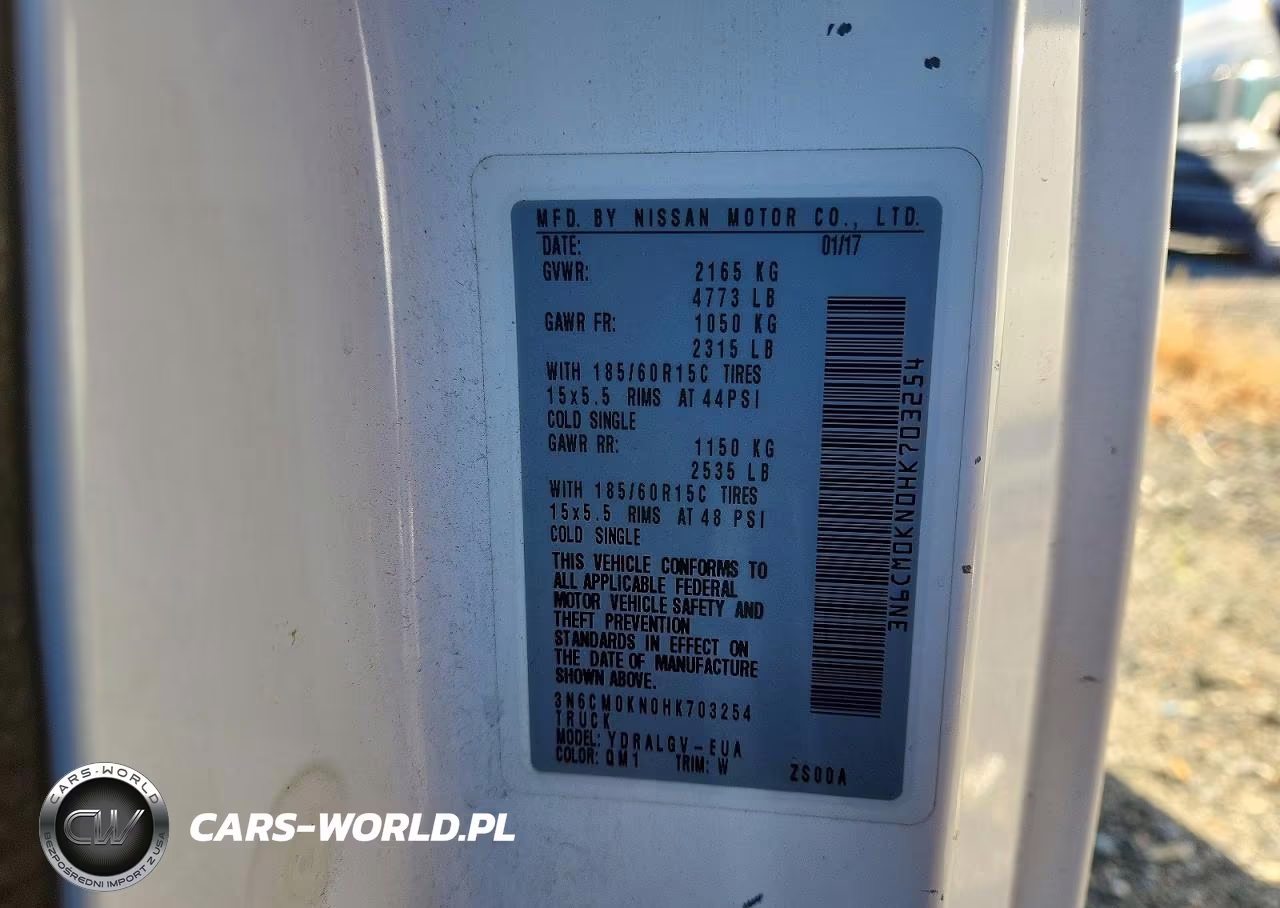 2017 Nissan Nv200 Delivery Van VIN:3N6CM0KN0HK703254 - 13