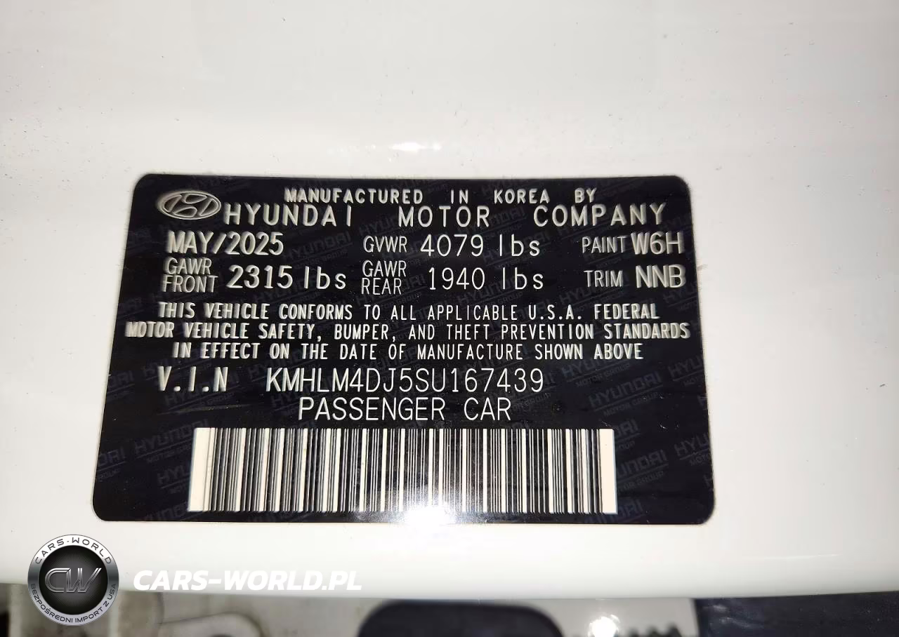 2025 Hyundai Elantra Hybrid Blue VIN:KMHLM4DJ5SU167439 - 12