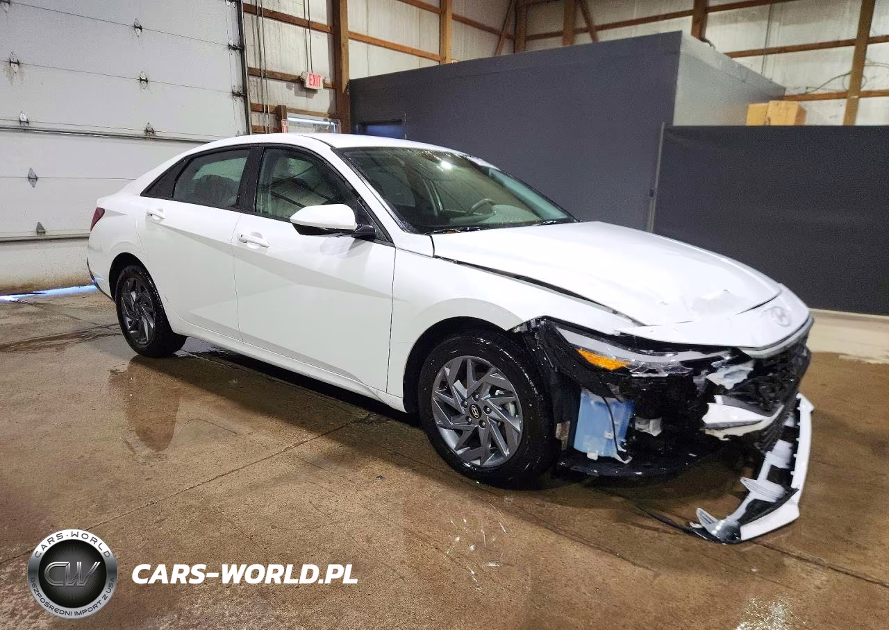 2025 Hyundai Elantra Hybrid Blue VIN:KMHLM4DJ5SU167439 - 4