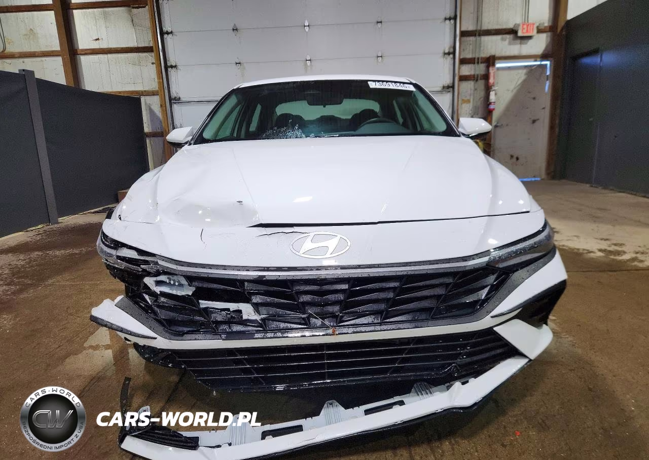 2025 Hyundai Elantra Hybrid Blue VIN:KMHLM4DJ5SU167439 - 5