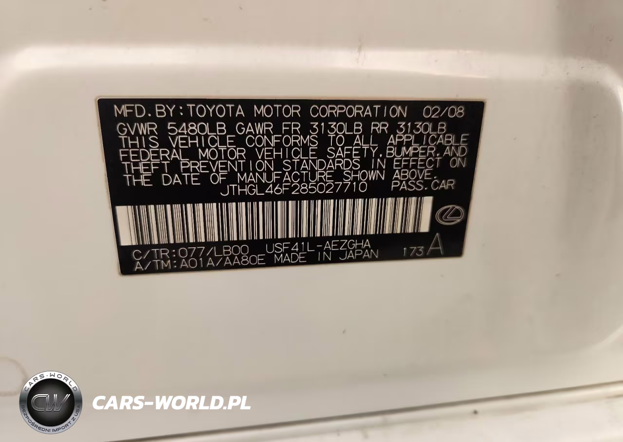 2008 Lexus Ls 460L VIN:JTHGL46F285027710 - 12