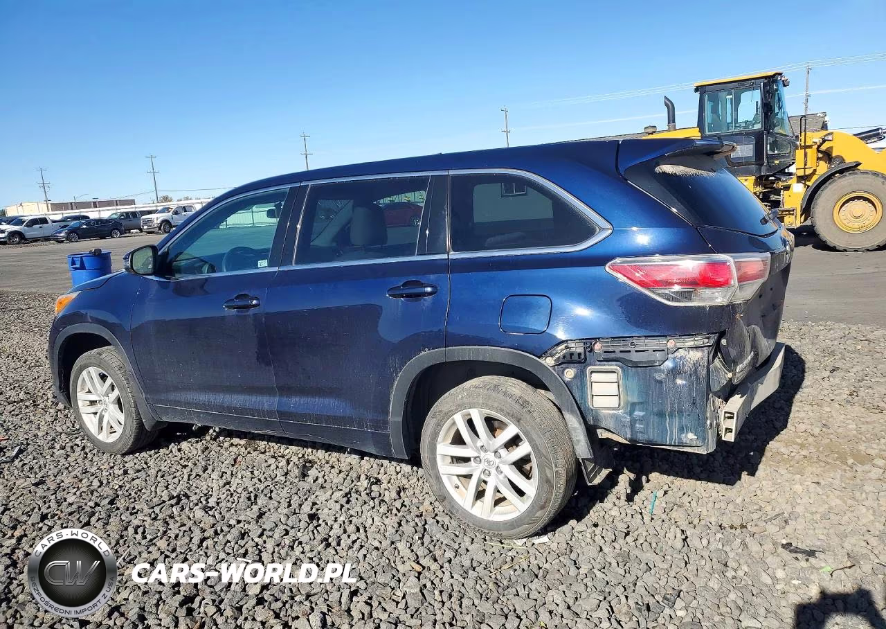 2014 Toyota Highlander Le VIN:5TDBKRFH4ES005985 - 2