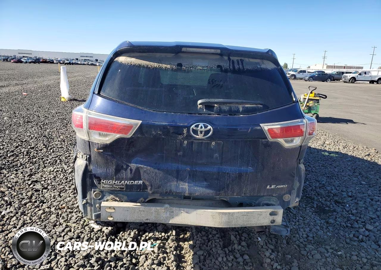 2014 Toyota Highlander Le VIN:5TDBKRFH4ES005985 - 6