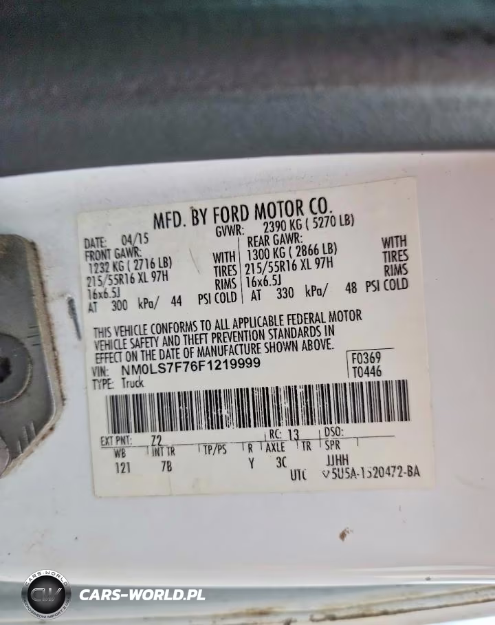 2015 Ford Transit Connect Xlt Delivery Van VIN:NM0LS7F76F1219999 - 13