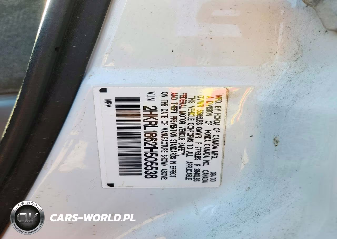 2001 Honda Odyssey Ex VIN:2HKRL18621H505538 - 12