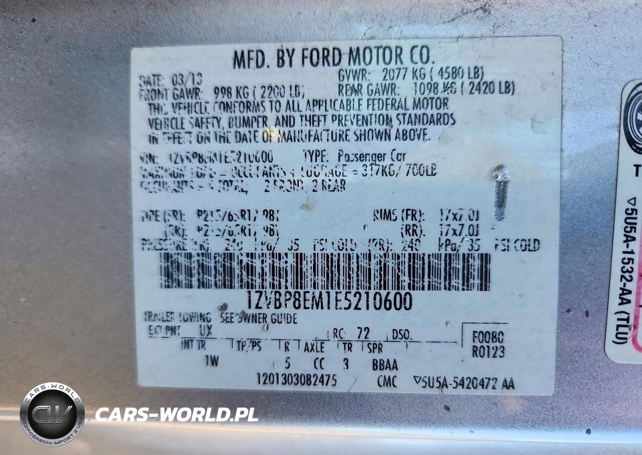 2014 Ford Mustang VIN:1ZVBP8EM1E5210600 - 12