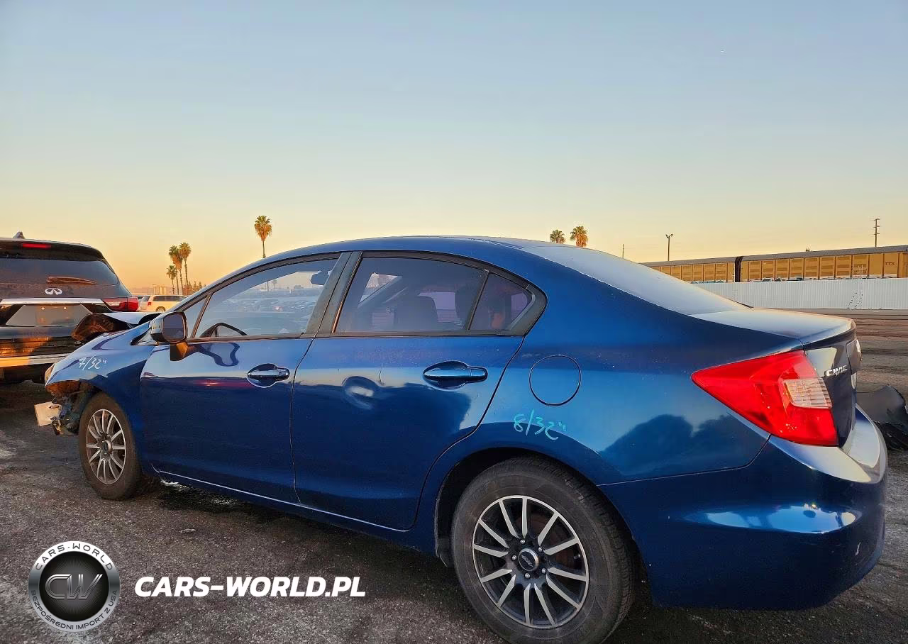 2012 Honda Civic Lx VIN:2HGFB2F59CH506950 - 2
