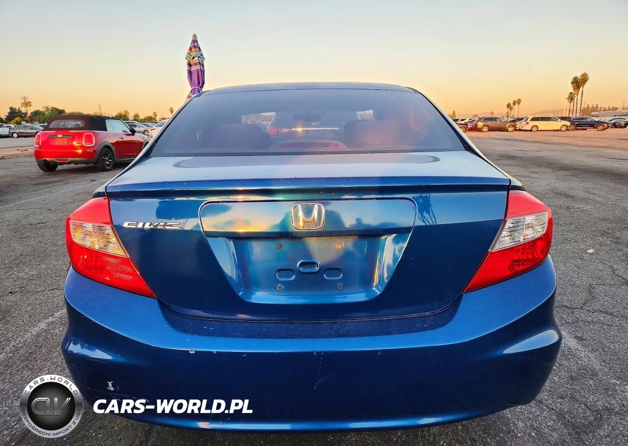 2012 Honda Civic Lx VIN:2HGFB2F59CH506950 - 6