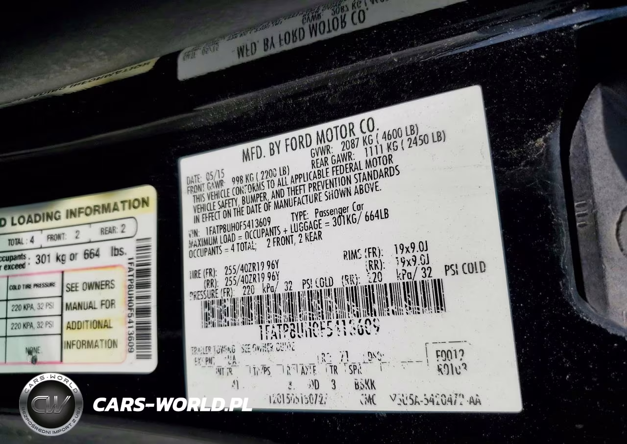 2015 Ford Mustang VIN:1FATP8UH0F5413609 - 12