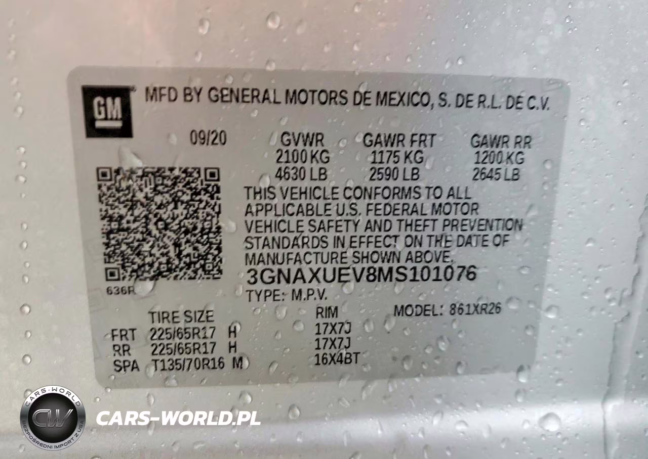 2021 Chevrolet Equinox Lt VIN:3GNAXUEV8MS101076 - 12