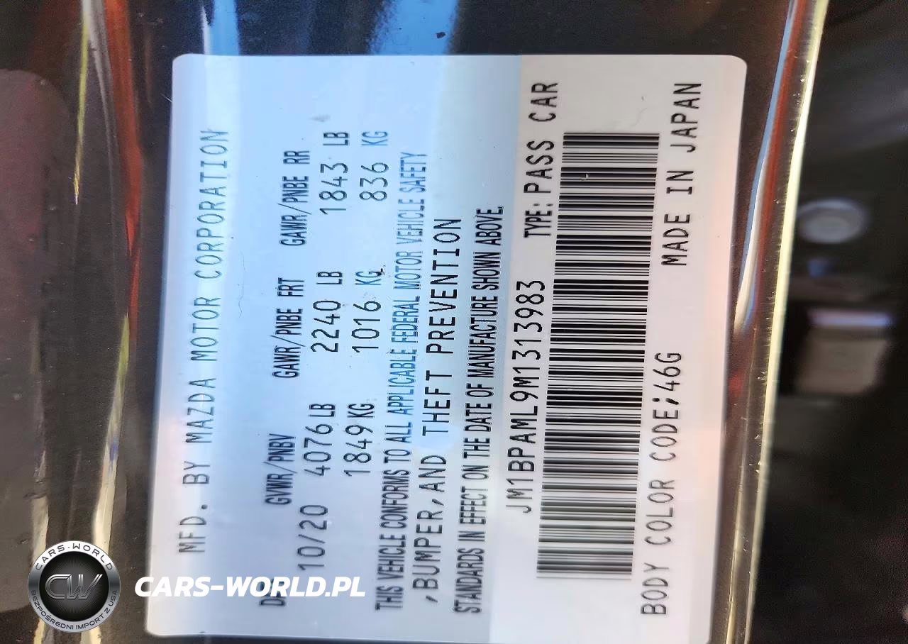 2021 Mazda 3 Premium VIN:JM1BPAML9M1313983 - 12