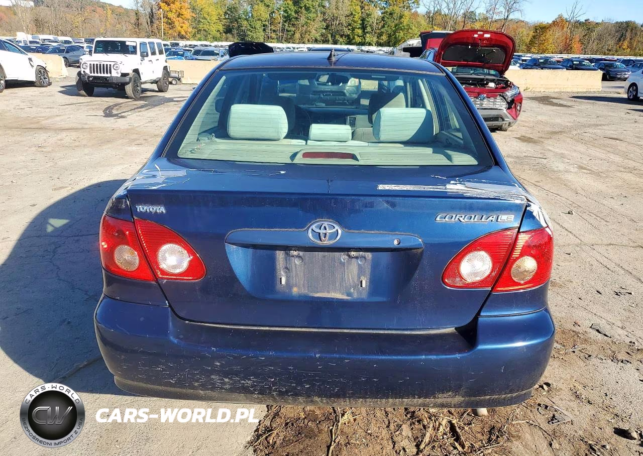 2007 Toyota Corolla Le VIN:2T1BR32E87C841637 - 6