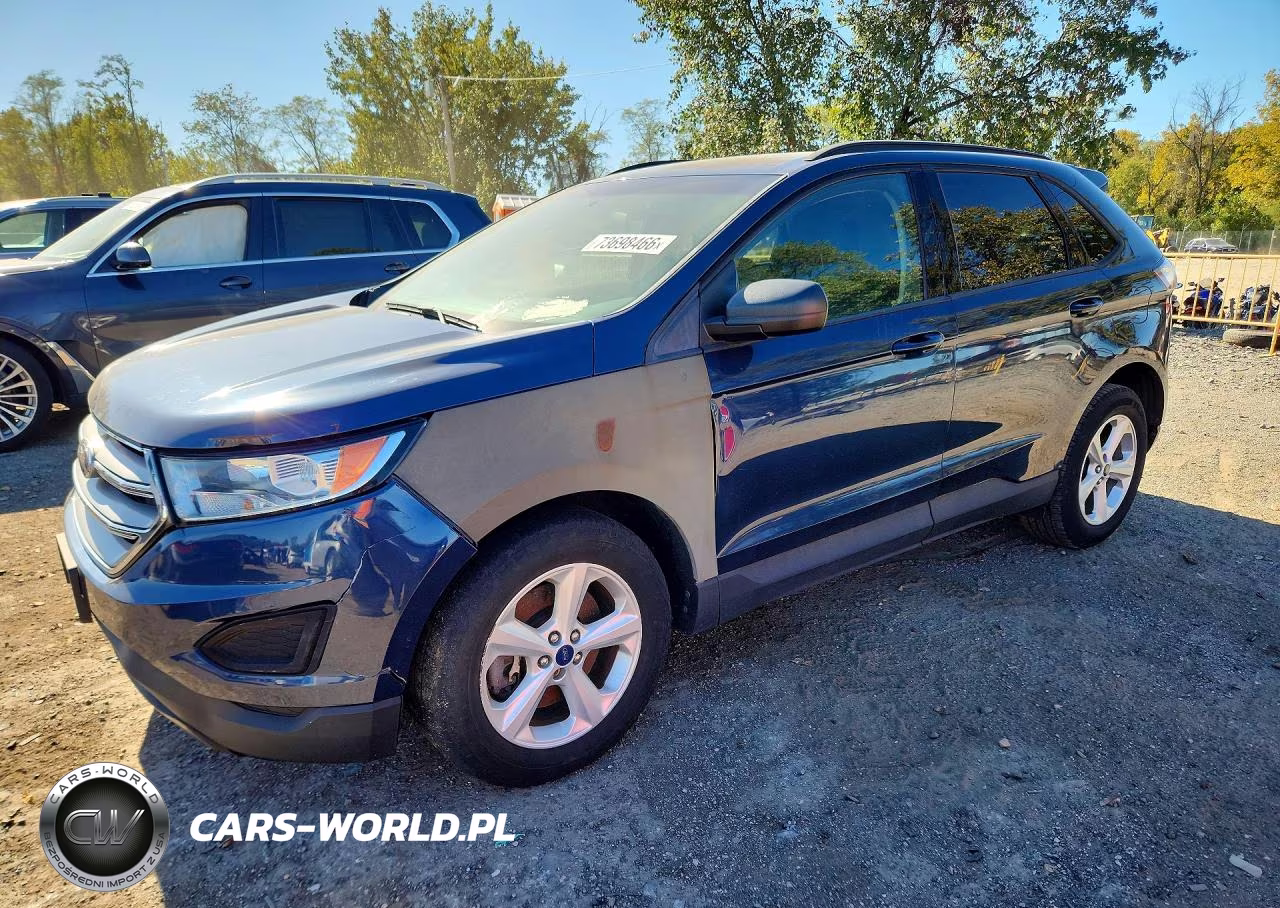 2017 Ford Edge Se VIN:2FMPK4G96HBB25661 - 1