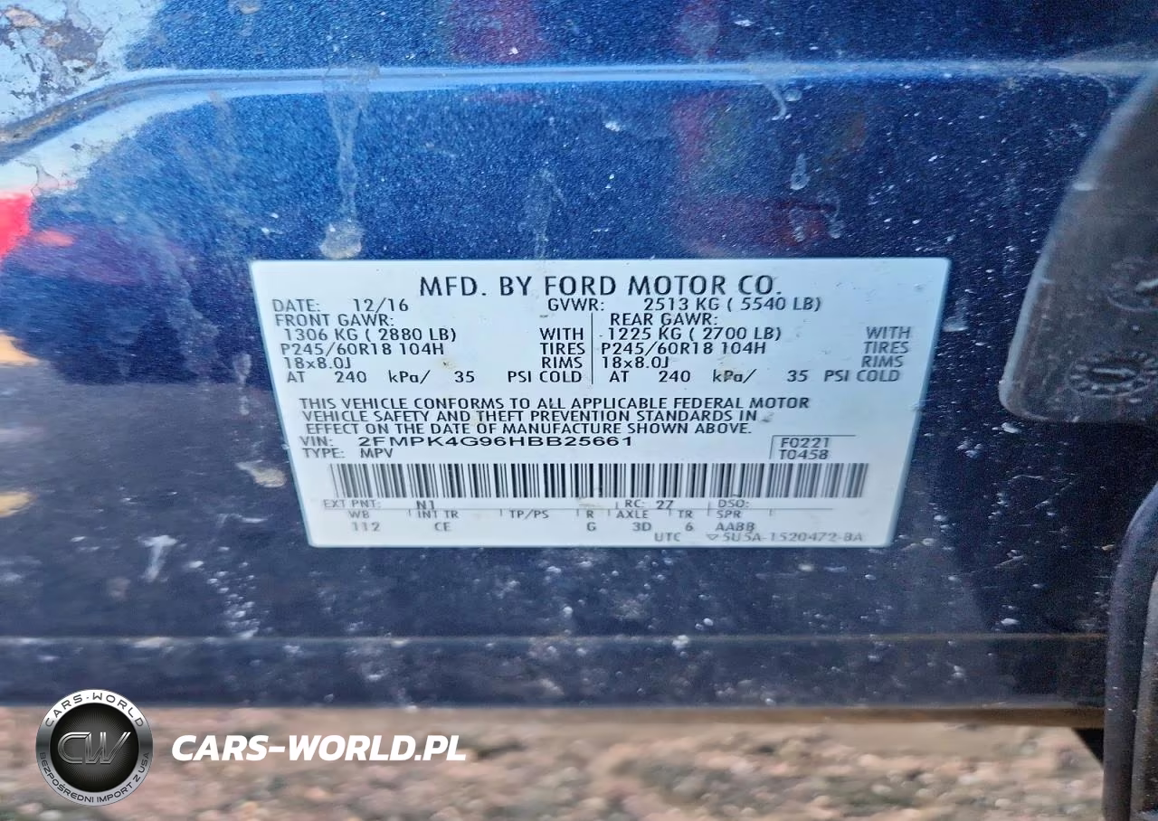2017 Ford Edge Se VIN:2FMPK4G96HBB25661 - 13