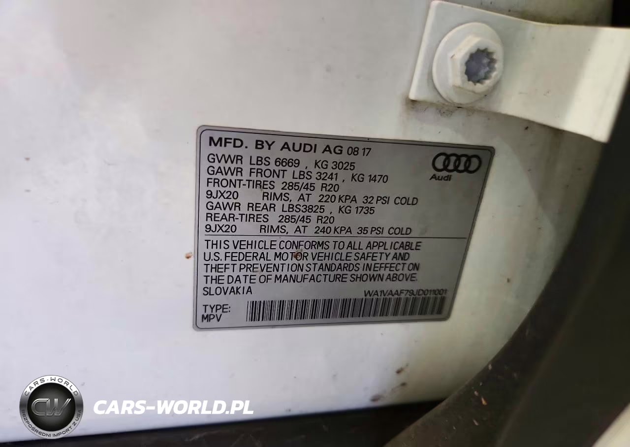 2018 Audi Q7 Prestige VIN:WA1VAAF79JD011001 - 13