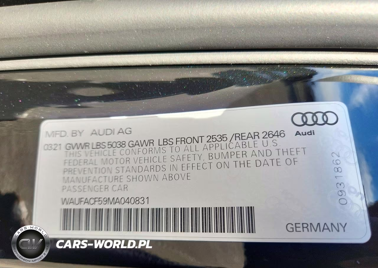 2021 Audi A5 Premium Plus 45 VIN:WAUFACF59MA040831 - 12