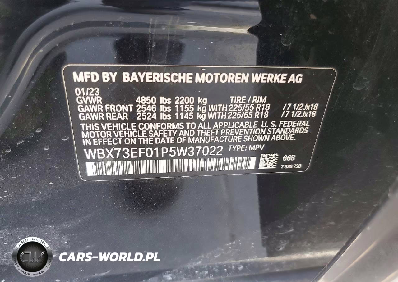2023 BMW X1 xDrive28I VIN:WBX73EF01P5W37022 - 13