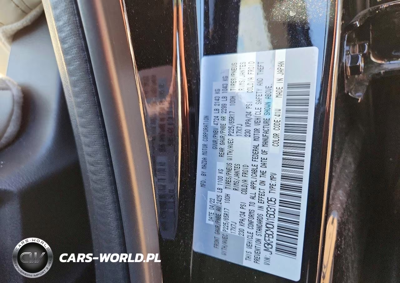 2022 Mazda Cx-5 Preferred VIN:JM3KFBCM0N1603105 - 13