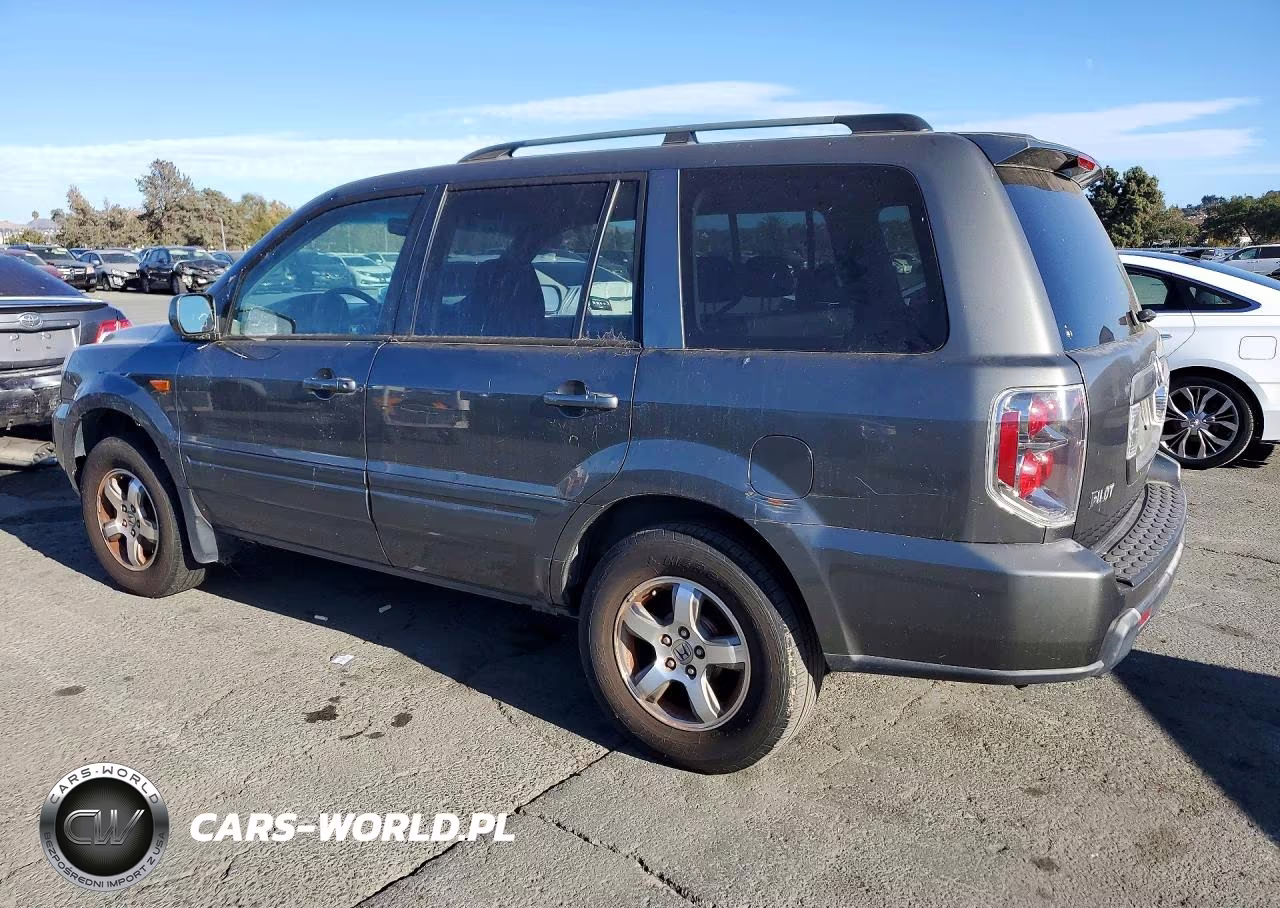 2007 Honda Pilot Ex-L VIN:2HKYF18577H511810 - 2