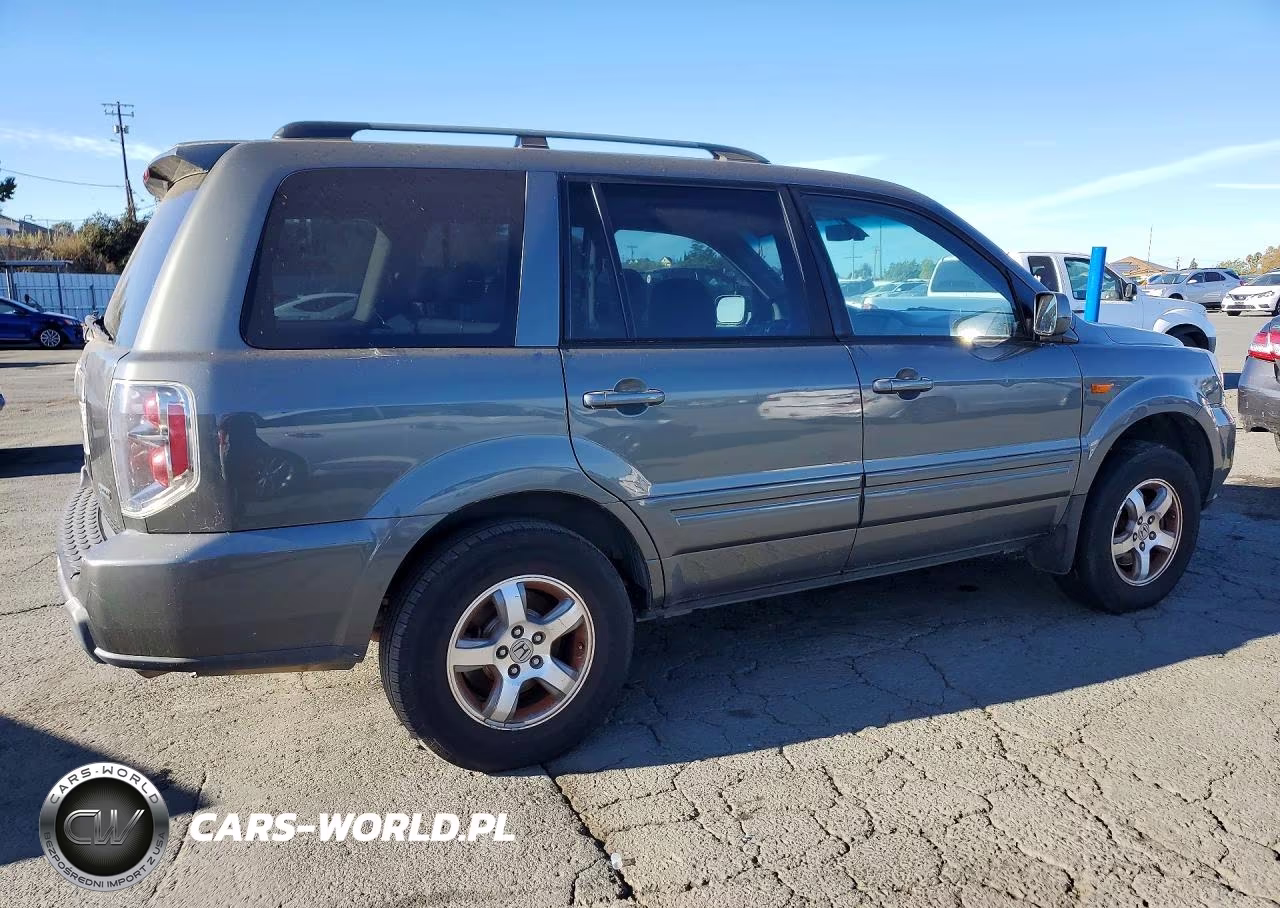 2007 Honda Pilot Ex-L VIN:2HKYF18577H511810 - 3