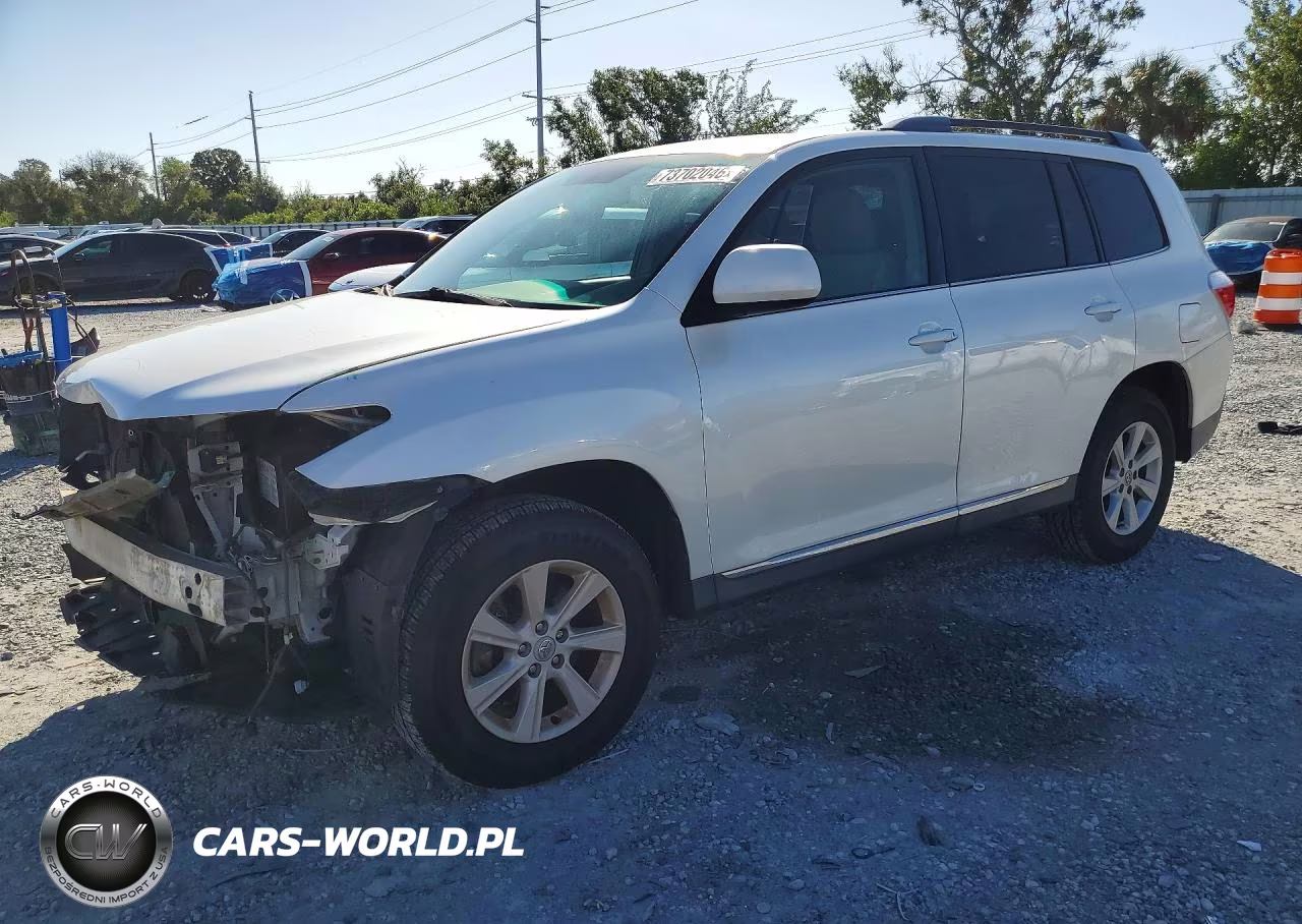2013 Toyota Highlander Plus VIN:5TDZA3EH3DS046297 - 1