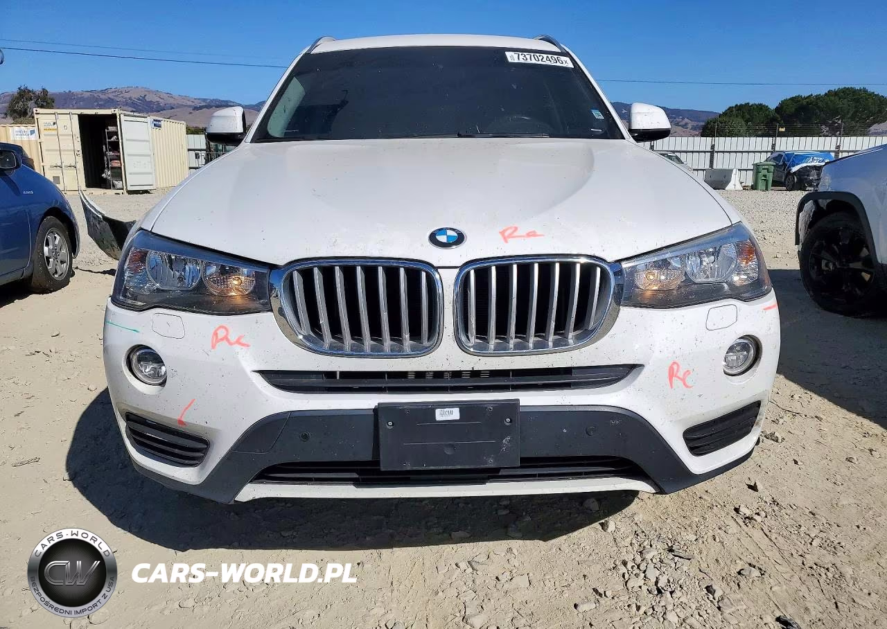 2017 BMW X3 Sdrive28I VIN:5UXWZ7C38H0V86908 - 5