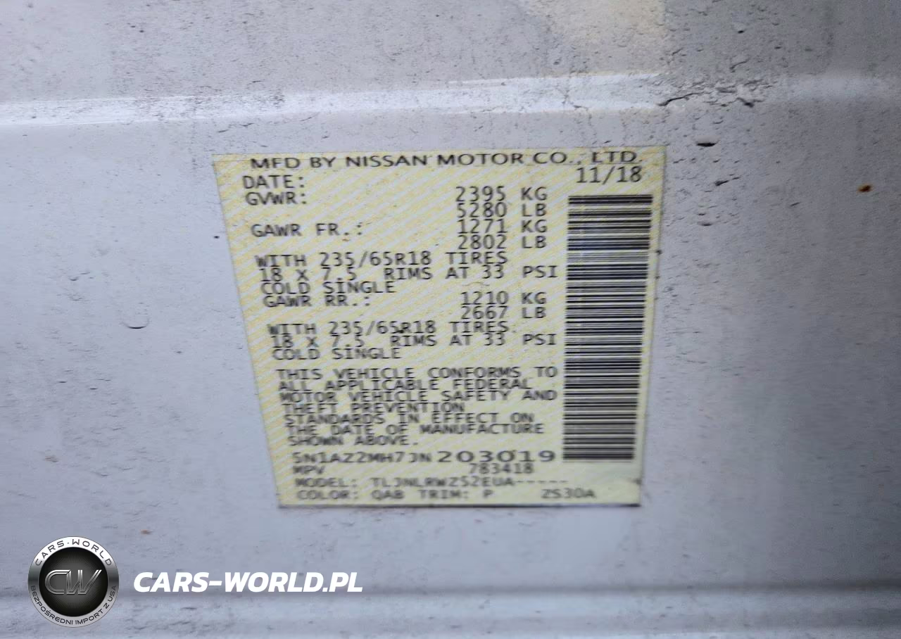2018 Nissan Murano Sl VIN:5N1AZ2MH7JN203019 - 13