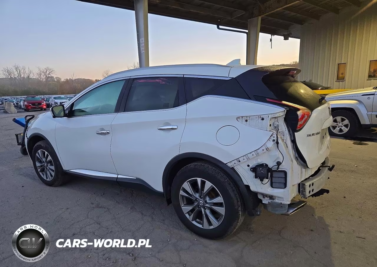 2018 Nissan Murano Sl VIN:5N1AZ2MH7JN203019 - 2
