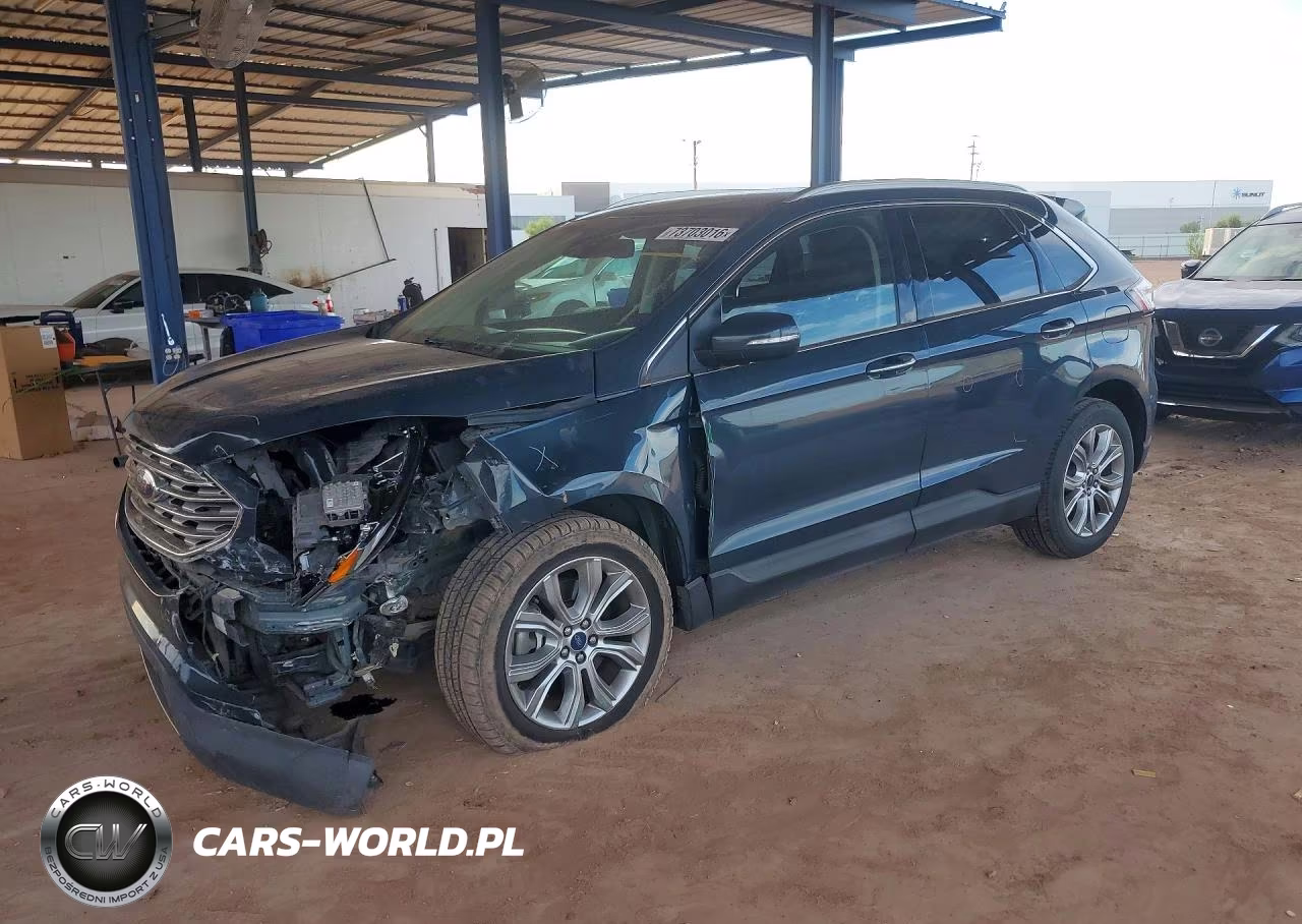 2019 Ford Edge Titanium VIN:2FMPK4K96KBC71377 - 1