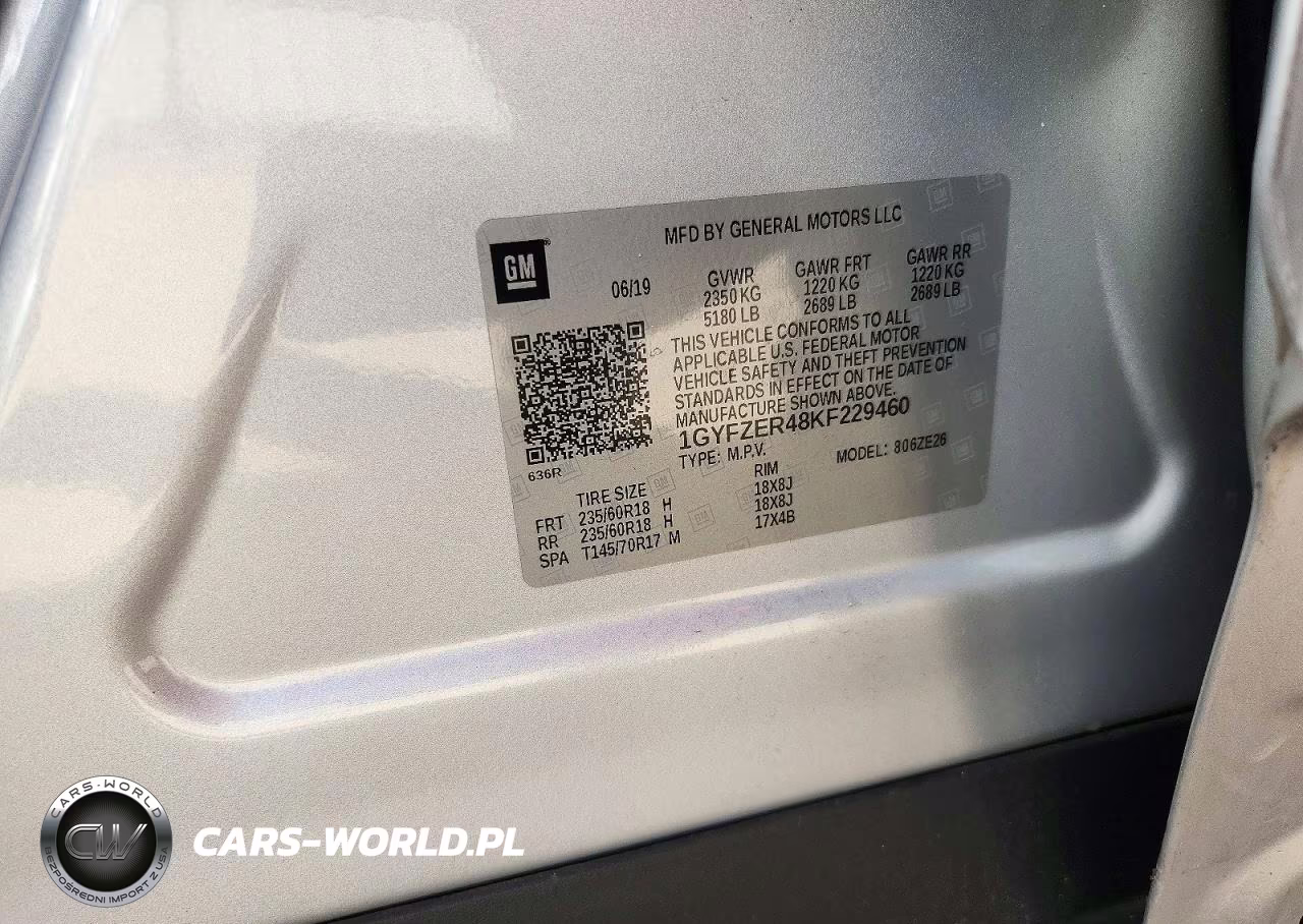 2019 Cadillac Xt4 Sport VIN:1GYFZER48KF229460 - 14
