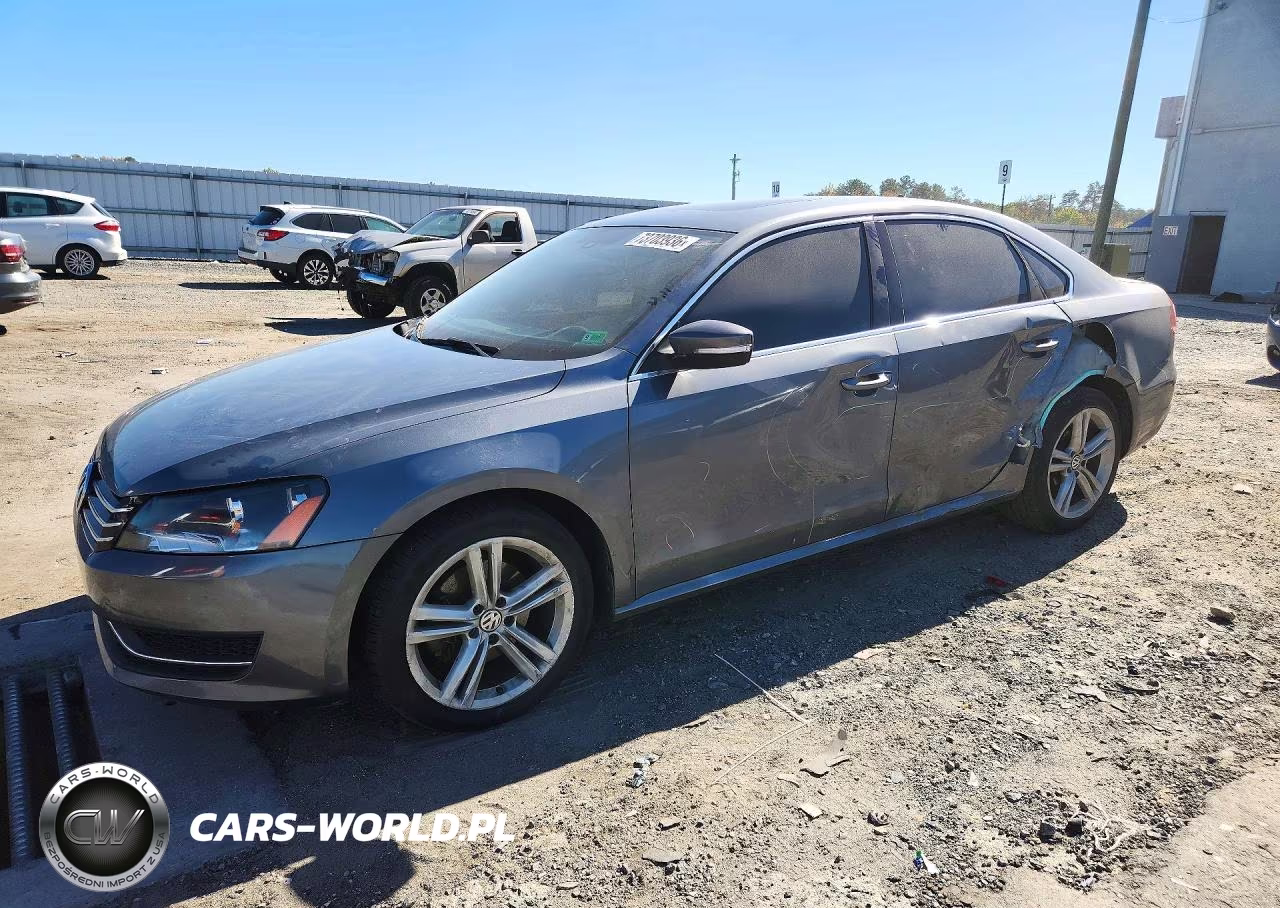 2014 Volkswagen Passat Se VIN:1VWBT7A35EC028123 - 1