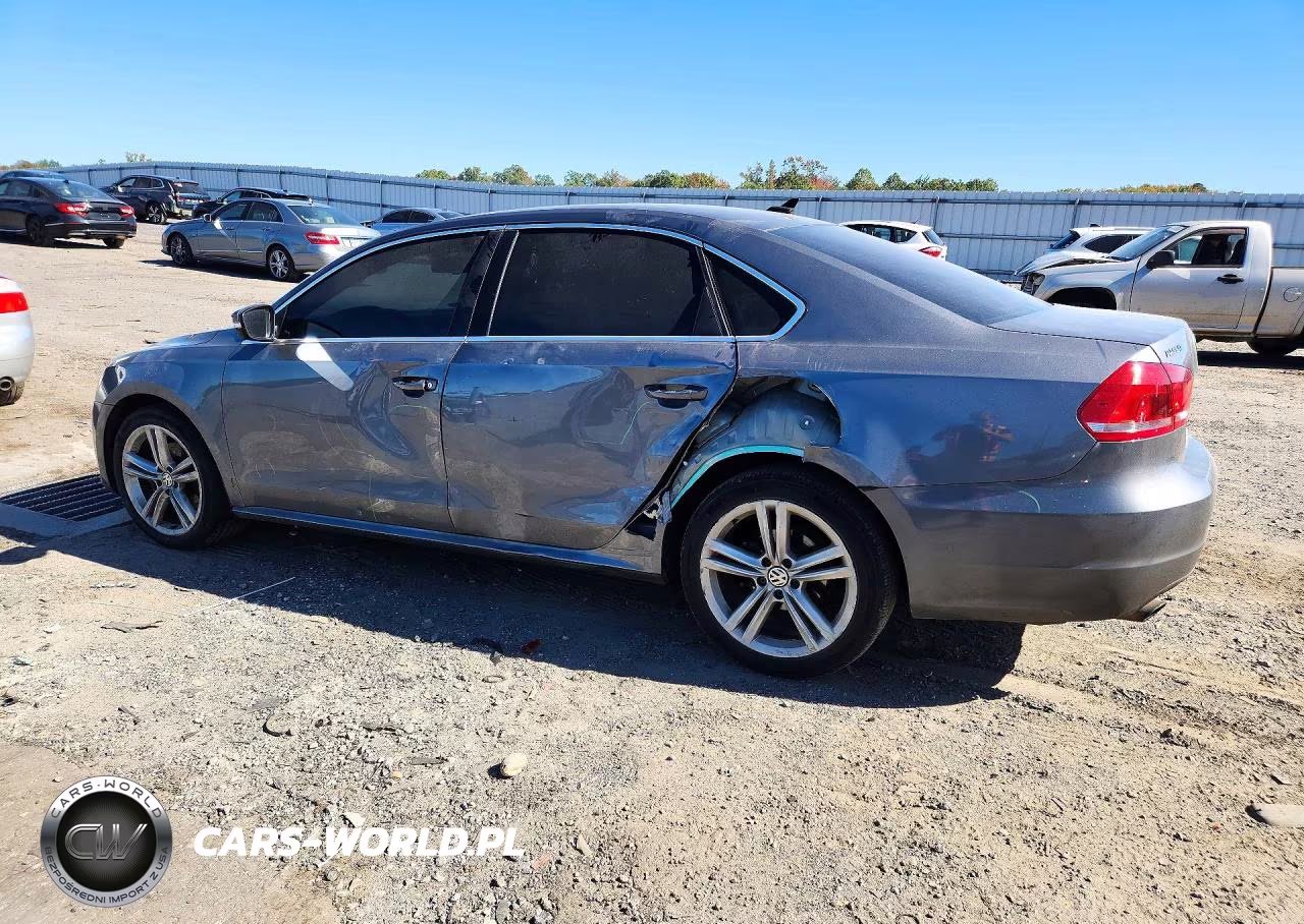 2014 Volkswagen Passat Se VIN:1VWBT7A35EC028123 - 2