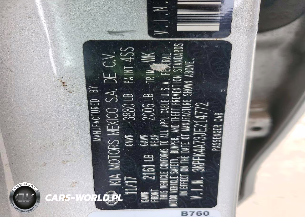 2018 Kia Forte Lx VIN:3KPFK4A73JE214772 - 12