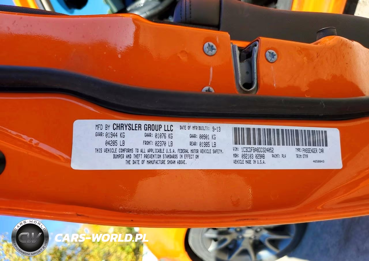 2013 Dodge Dart Sxt VIN:1C3CDFBA8DD324052 - 12
