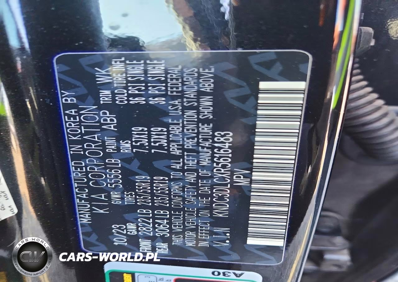 2024 Kia Ev6 Light Long Range VIN:KNDC3DLCXR5616483 - 13