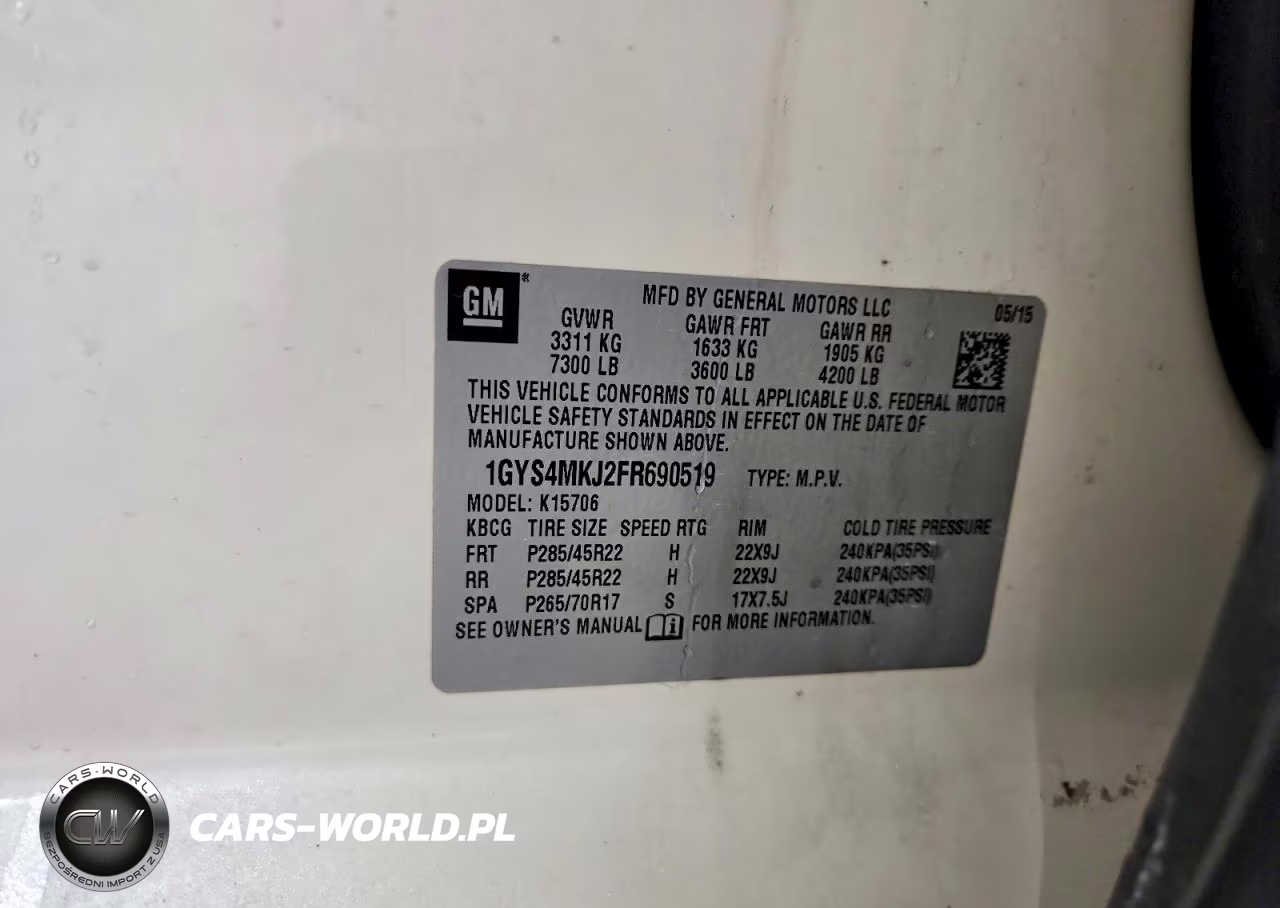 2015 Cadillac Escalade Luxury VIN:1GYS4MKJ2FR690519 - 13