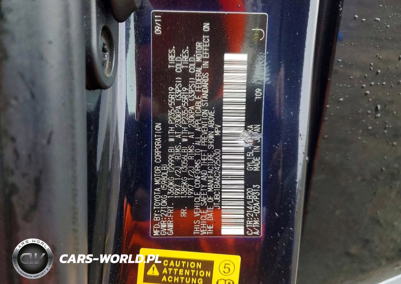 2012 Lexus Rx 450H VIN:JTJBC1BA6C2425630 - 12