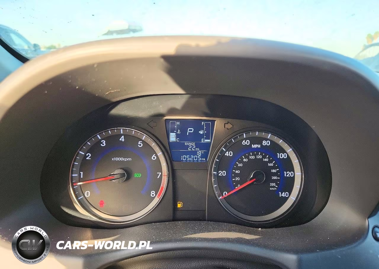 2015 Hyundai Accent Gs VIN:KMHCT5AE7FU213293 - 9