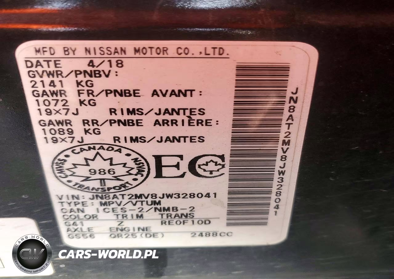 2018 Nissan Rogue S VIN:JN8AT2MV8JW328041 - 13