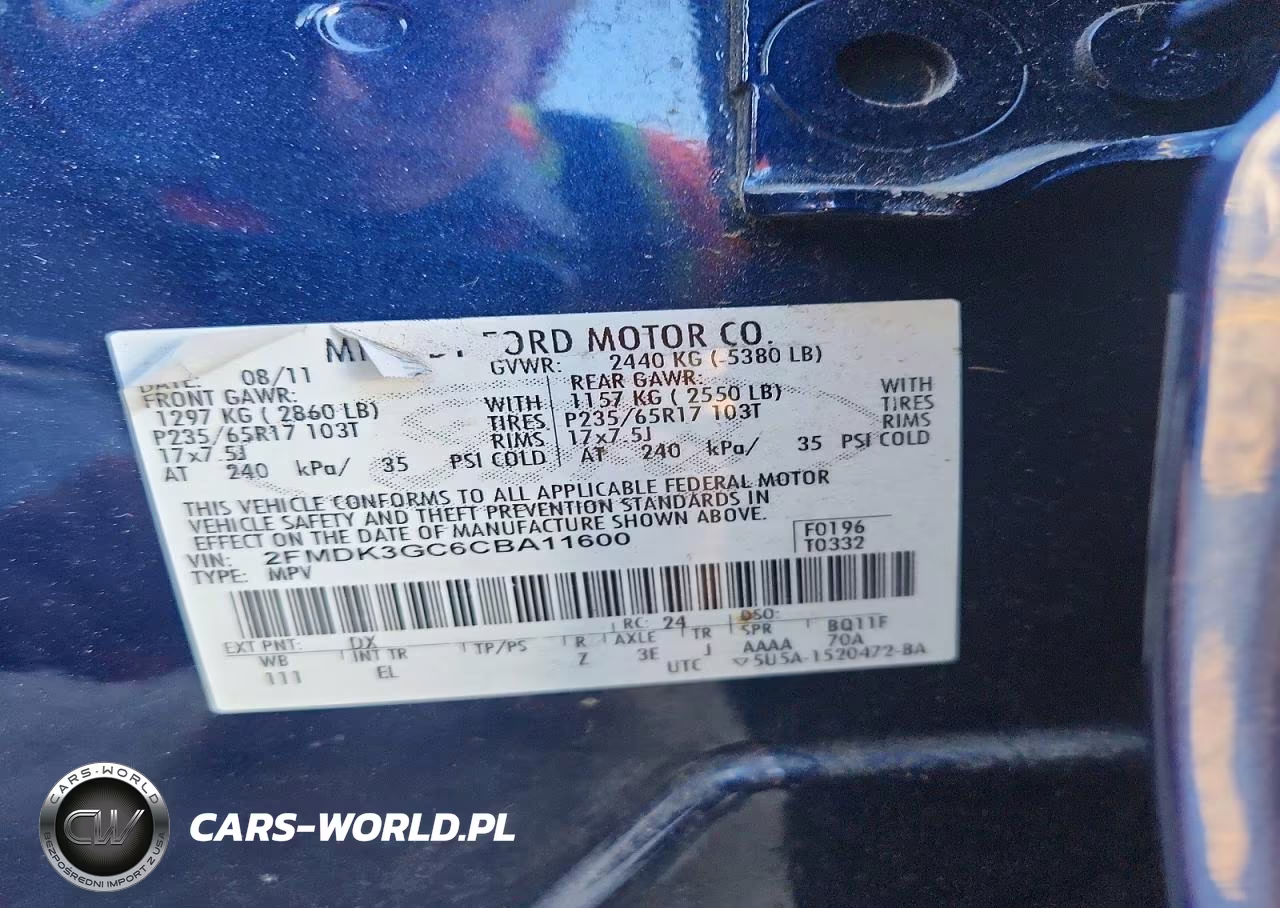 2012 Ford Edge Se VIN:2FMDK3GC6CBA11600 - 13