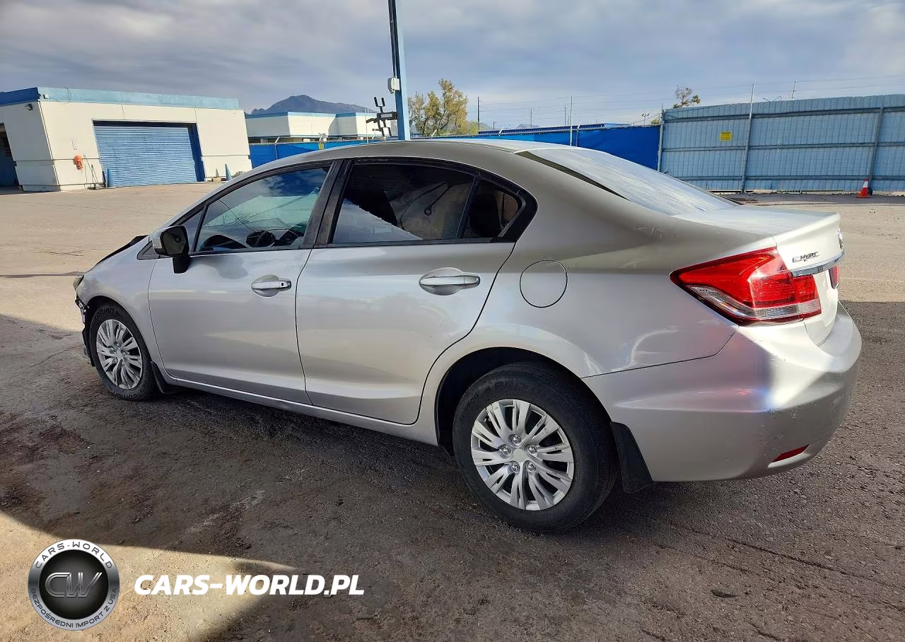 2014 Honda Civic Lx VIN:19XFB2F5XEE035405 - 2