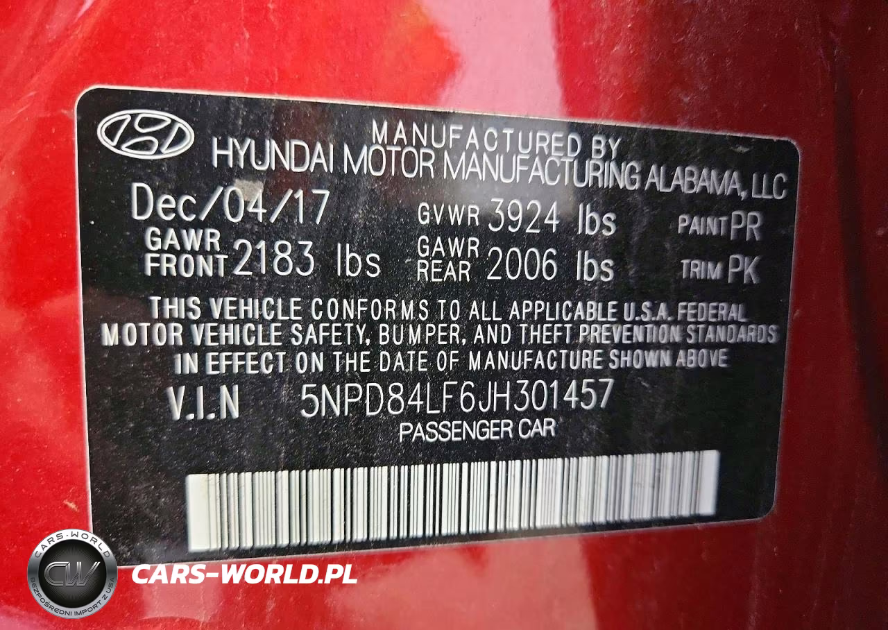 2018 Hyundai Elantra Sel VIN:5NPD84LF6JH301457 - 13