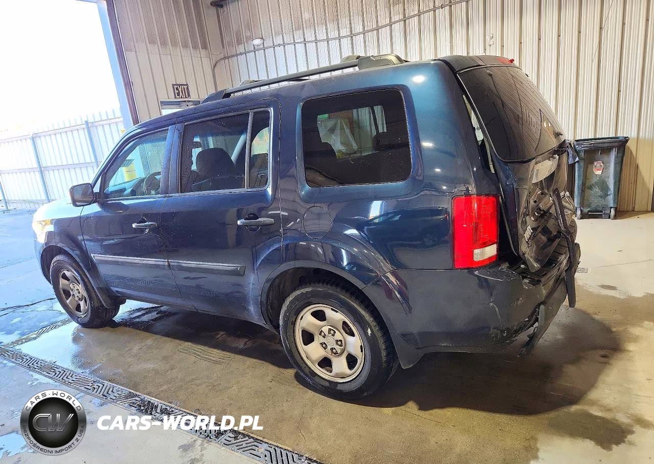 2011 Honda Pilot Lx VIN:5FNYF4H23BB052659 - 2