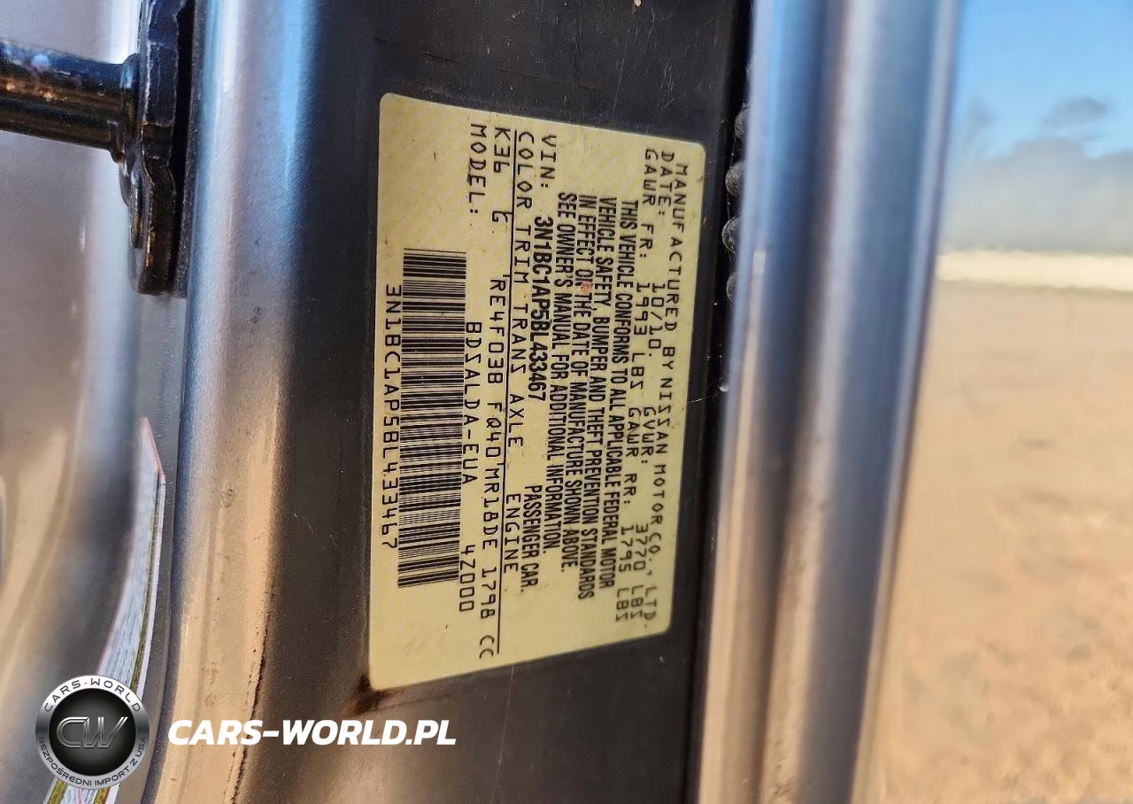 2011 Nissan Versa 1.8 S VIN:3N1BC1AP5BL433467 - 12