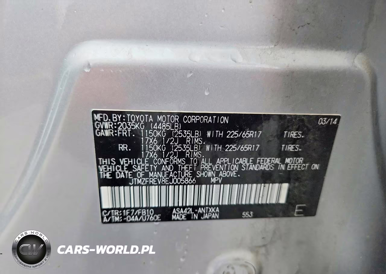 2014 Toyota Rav4 Le VIN:JTMZFREV8EJ005866 - 12