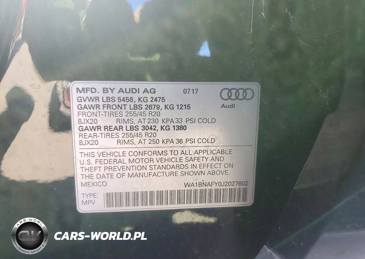 2018 Audi Q5 Premium Plus VIN:WA1BNAFY0J2027602 - 13