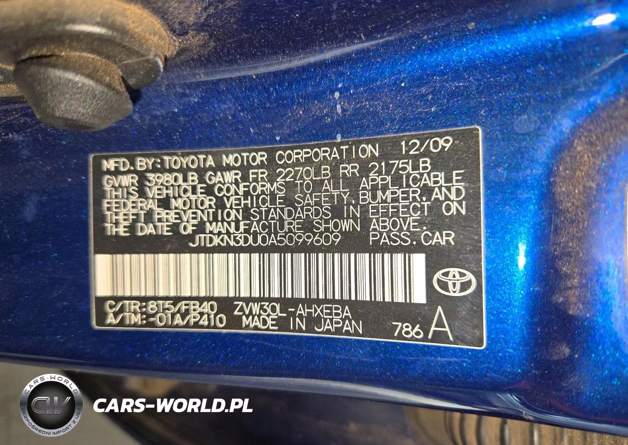 2010 Toyota Prius Ii VIN:JTDKN3DU0A5099609 - 12