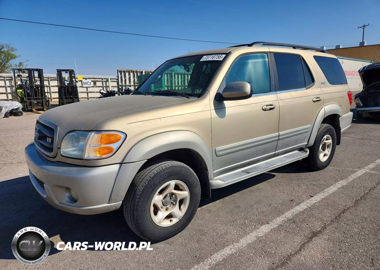 2002 Toyota Sequoia Sr5 VIN:5TDBT44A12S089507 - 1