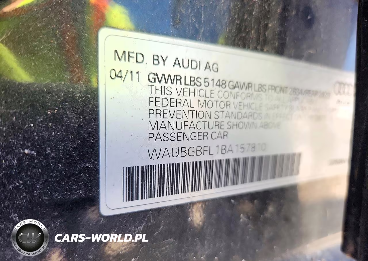 2011 Audi S4 Premium Plus VIN:WAUBGBFL1BA157810 - 12